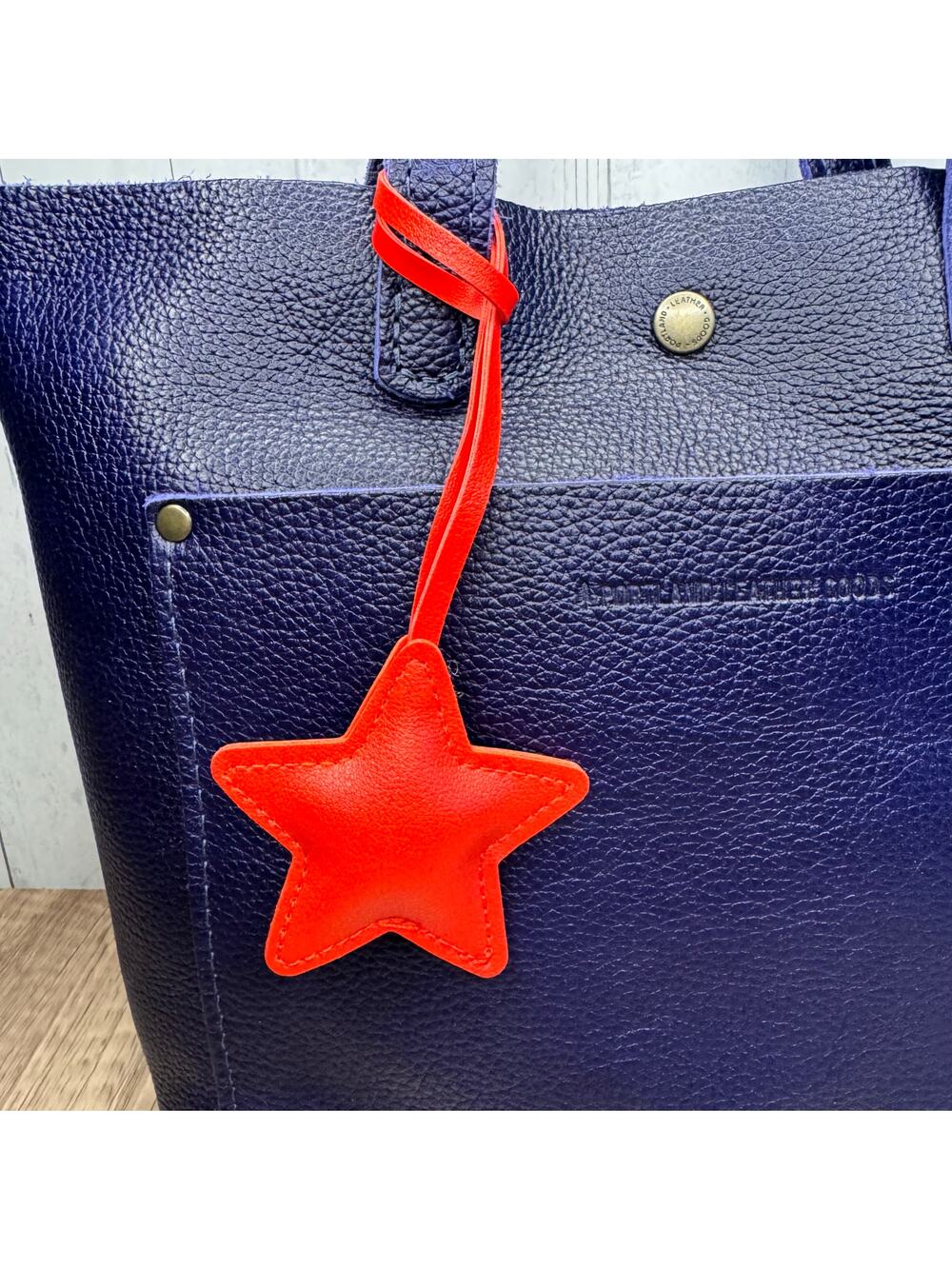 Star Bag Charm Bright Red Crossbody Purse Charm NEW Cute Bag Flair FAST SHIP